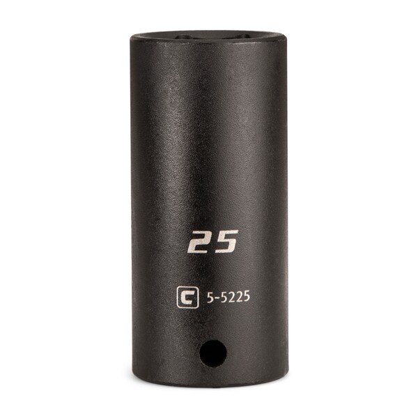 1/2 in Drive 25 mm 6-Point Metric Deep Impact Socket